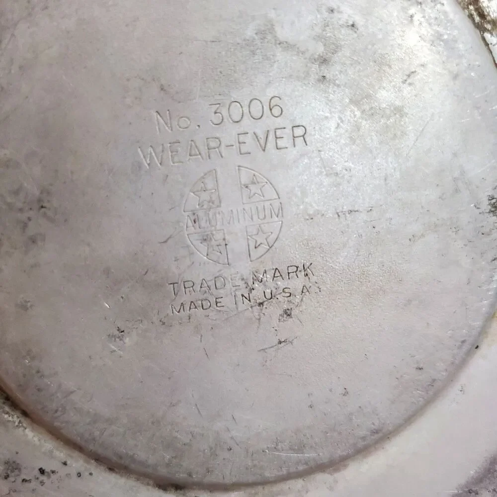Vintage Wear-Ever 3006 Aluminum Stove Top Coffee Percolator Pot 6 Cup Made USA